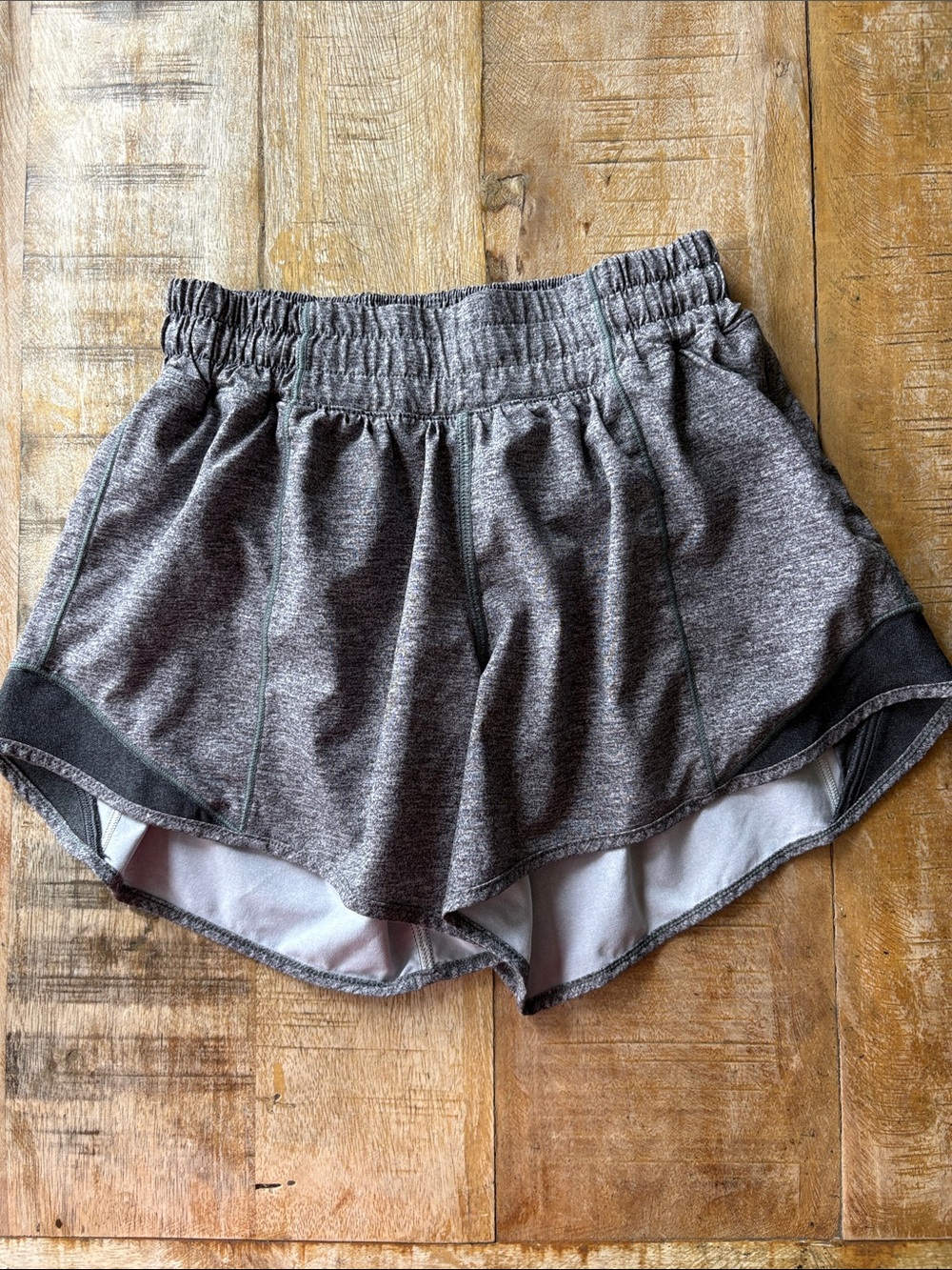 Lululemon Women's Gray Athletic Shorts size 2 tall